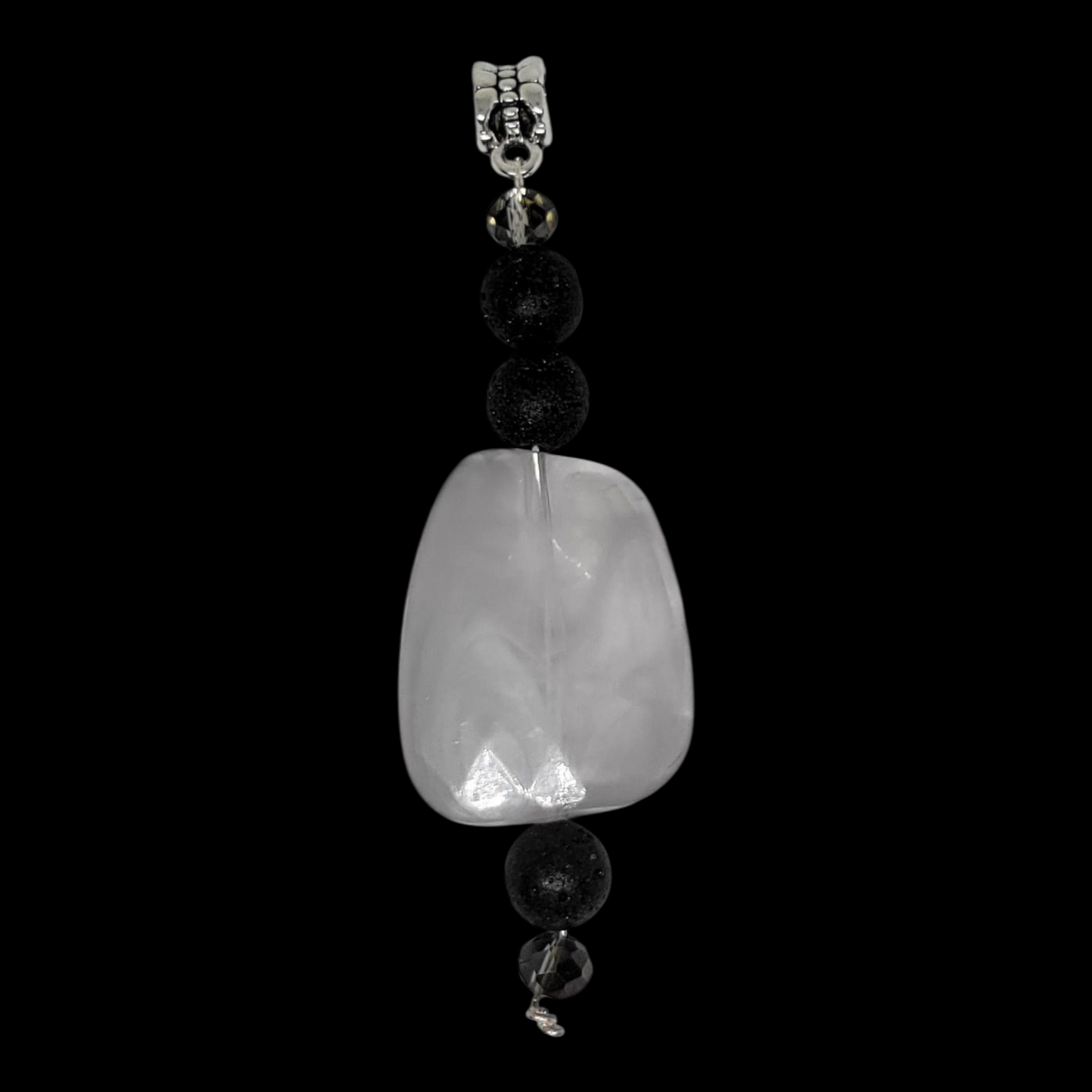 Adrazelle Lava Stone Diffuser Pendant (Glass/Acrylic)